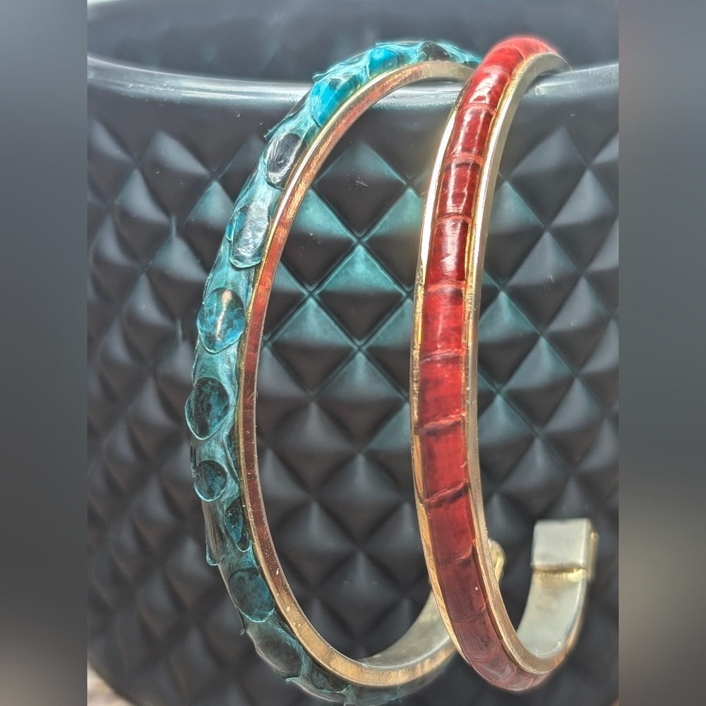 Snakeskin Cuff Bracelets
